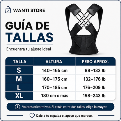 CORRECTOR DE POSTURA ORTOPÉDICO