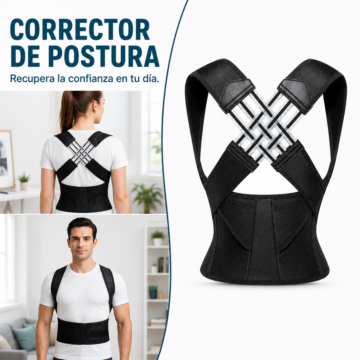 CORRECTOR DE POSTURA ORTOPÉDICO